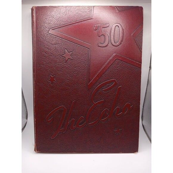 1950 Chambersburg High School Yearbook Echo Pennsylvania Lots Of Signatures - Picture 1 of 6